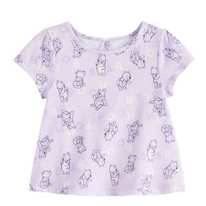 Disney’s Winnie the Pooh Baby Girl Print Shirt